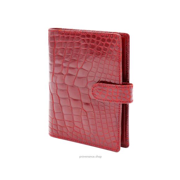 🔴Louis Vuitton Agenda Fonctionnel PM - Alligator Rubis - Picture 6 of 10